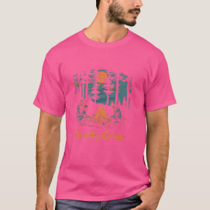 Camiseta Campanha Familiar - Camp Forest Adventure Campfire