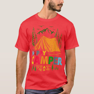 Camiseta Campanha Feliz de Campanha Feliz Acampando Homens 