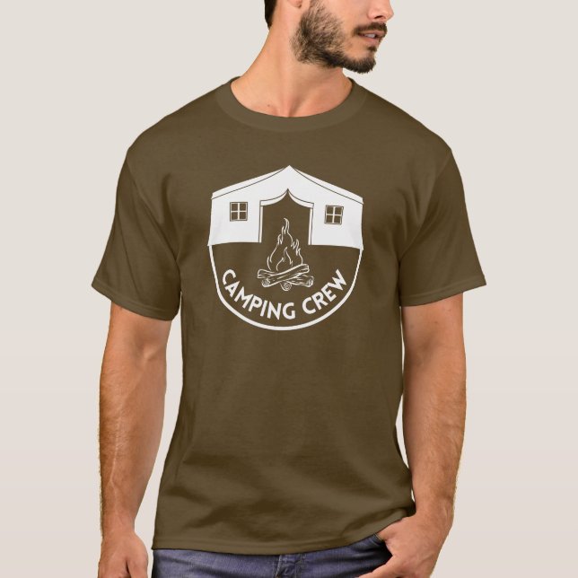 Camiseta Campanha Legal para o acampamento amantes do desig (Frente)