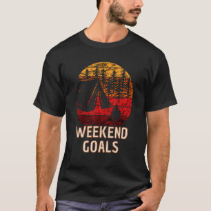 Camiseta Campanha Metas Semanais Vintage Retro Forest Camp 