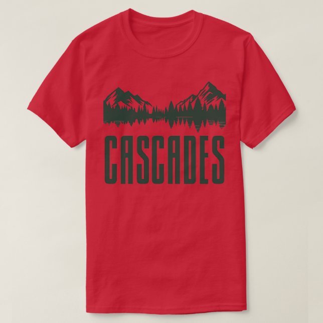 Camiseta Campanha Montanha em Cascades (Frente do Design)