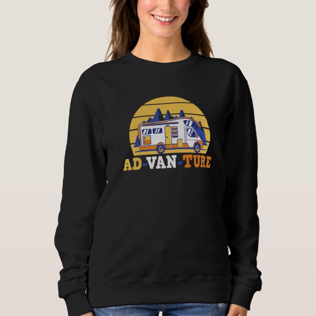 Camiseta Campanha Motorhome Rv Ad Van Ture Camper Van (Frente)