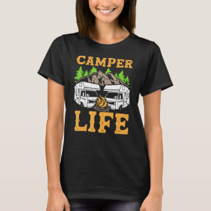 Camiseta Campanha Motorhome Rv Camper Life 1