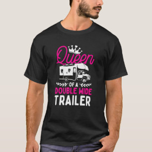 Camiseta Campanha Motorhome Rv Rainha De Dupla Largura