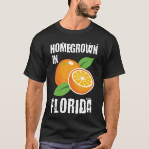 Camiseta Campanha natal na Fruta Laranja da Flórida