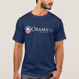 Camiseta Campanha Obama 08' Vintage Obama 2008