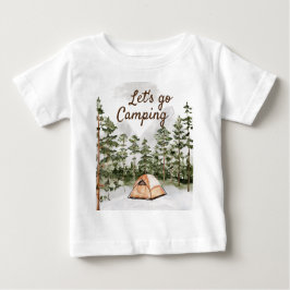 Camiseta Campanha personalizada de cor d'água na natureza