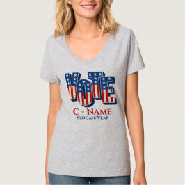 Camiseta Campanha Personalizada de Votação