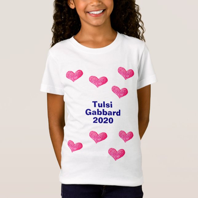 Camiseta Campanha presidencial de Tulsi Gabbard 2020 (Frente)