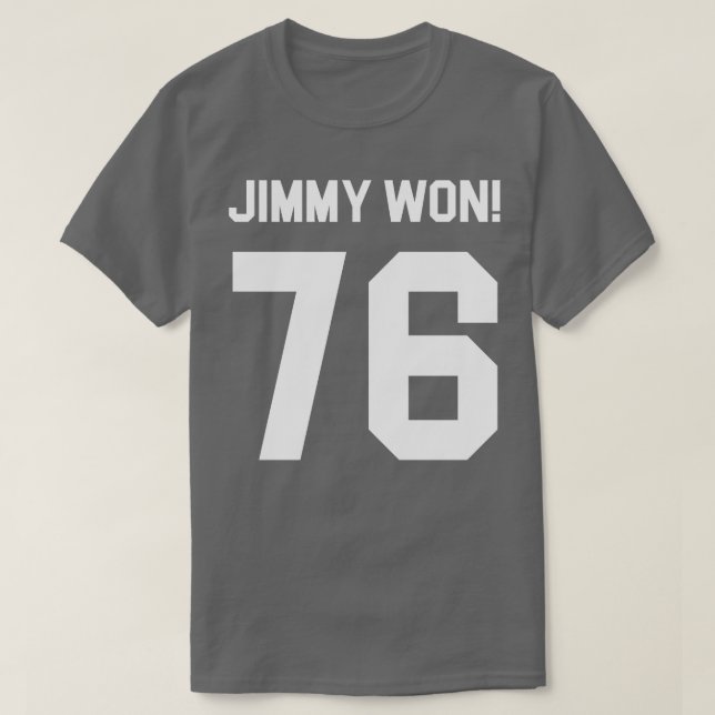 Camiseta Campanha Presidencial Jimmy ter Jimmy Won 1976 (Frente do Design)