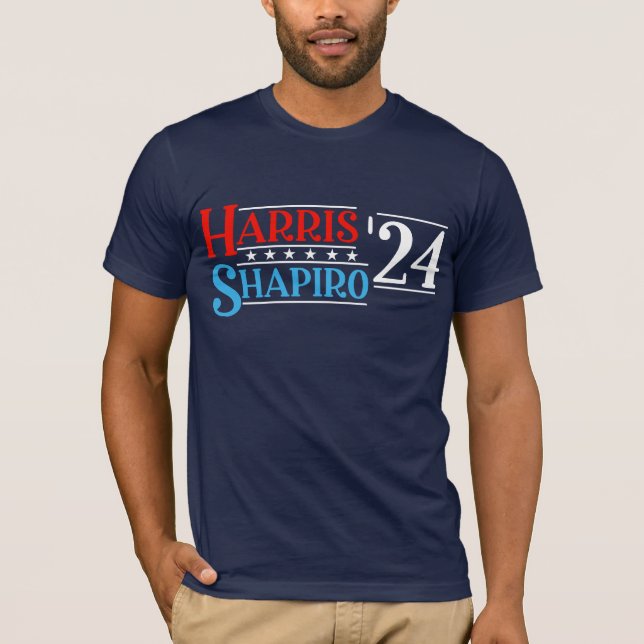 Camiseta Campanha Retro Harris Shapiro 2024 (Frente)