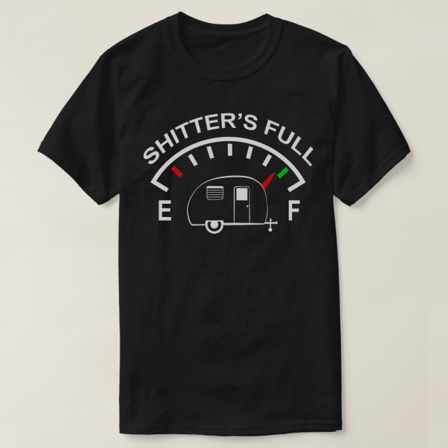 Camiseta Campanha RV Engraçado pelo Cheio, com grana (Frente do Design)