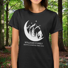 Camiseta Campanha Sasquatch BigFoot para Férias Familiares 