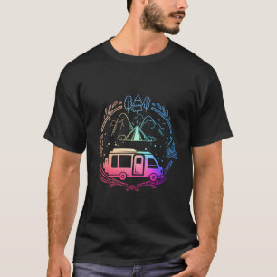 Camiseta Campanha Van Life Design Vanagon Van Bus Dipper Ca