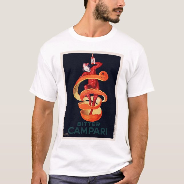 Camiseta Campari amargo por Cappiello (Frente)