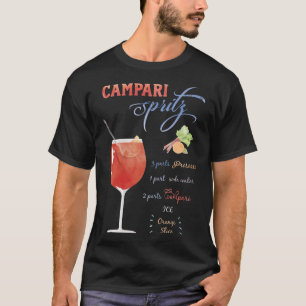 Camiseta Campari Spritz Watercolor
