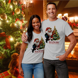 Camiseta Campbell Clan Scottie Dog Christmas Personalizado