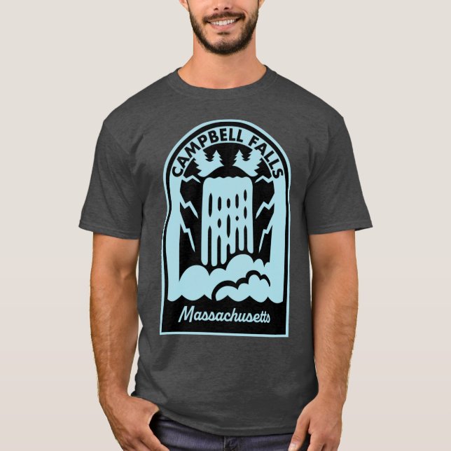 Camiseta Campbell Falls Massachusetts Oversize (Frente)