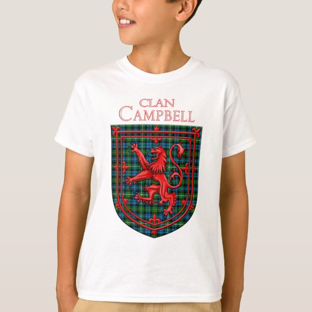 Camiseta Campbell of Argyll Tartan Scottish Xadrez (Frente)