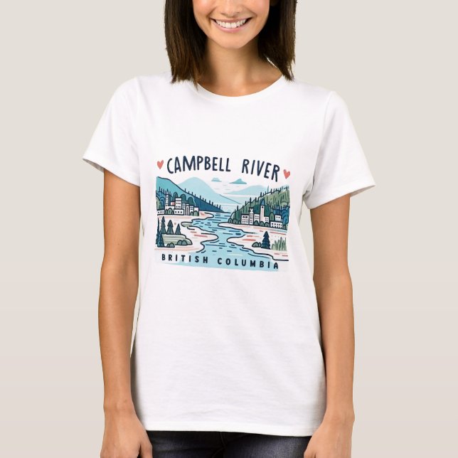 Camiseta Campbell River BC Canadá (Frente)