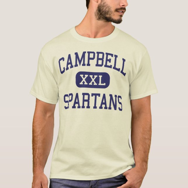 Camiseta Campbell - Spartans - segundo grau - Smyrna (Frente)