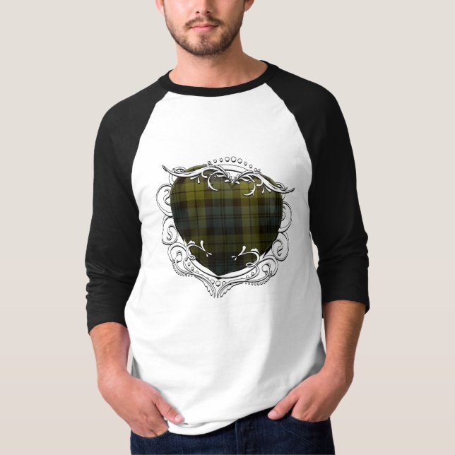 Camiseta Campbell Tartan Heart (Frente)