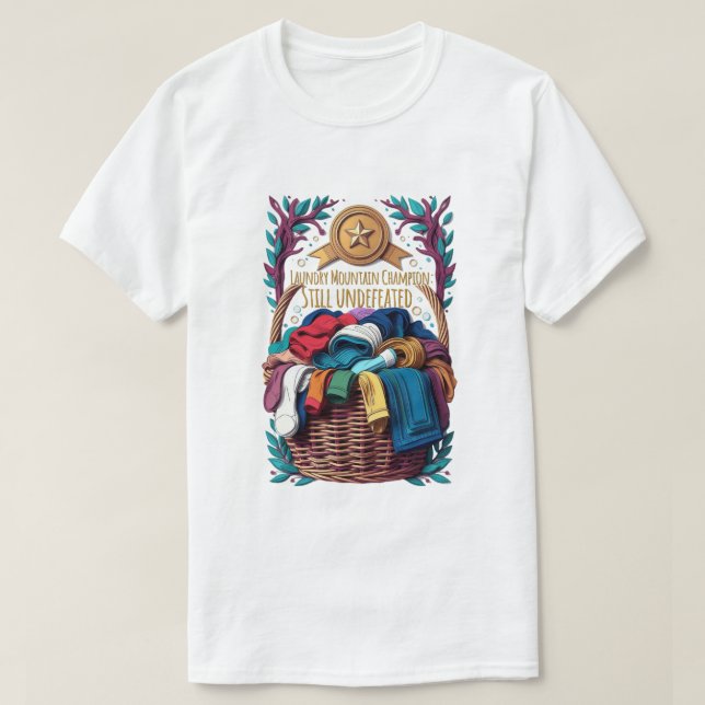 Camiseta Campeã da Montanha de Roupas (Frente do Design)