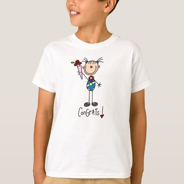 Camiseta Campeã de Ginástica (Frente)