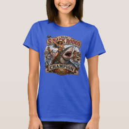 Camiseta Campeã do Rodeio de Tubarão Patriota Cowgirl 