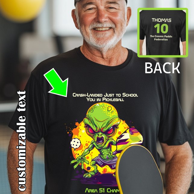 Camiseta Campeão da Área de Pickleball 51 (Pickleball Area 51 Champion T-Shirt)