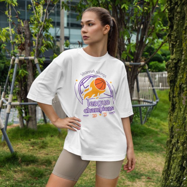 Camiseta Campeão da Liga de Basquete (Criador carregado)