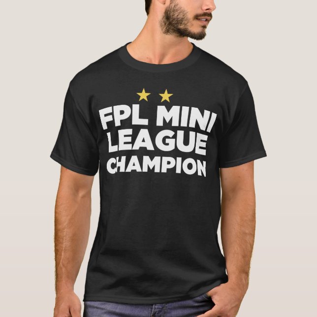 Camiseta Campeão da Mini Liga FPL (2 Estrelas) (Frente)