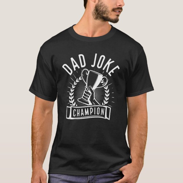 Camiseta Campeão da Piada pai (Frente)