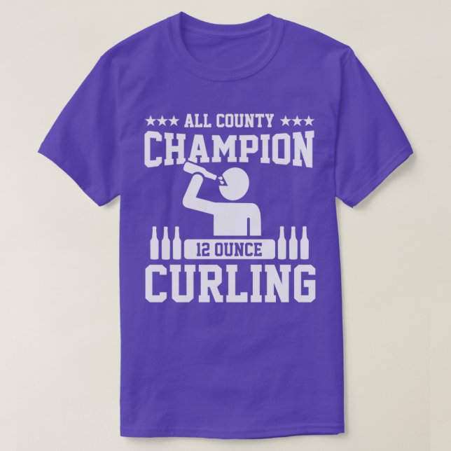 Camiseta campeão de 12 onças (Frente do Design)