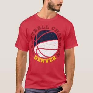 Camiseta Campeão de basquete Denver 2