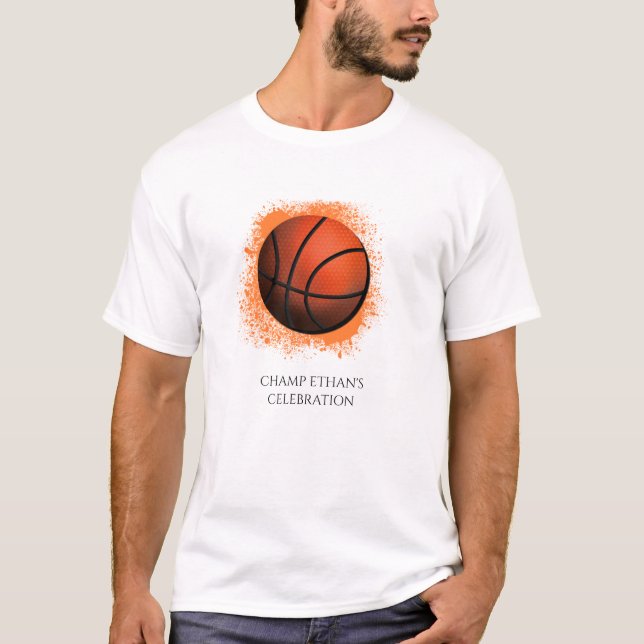 Camiseta campeão de basquetebol em fuga (Frente)