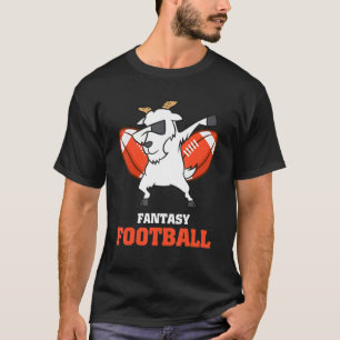 Camiseta Campeão de Batimento de Goat de Futebol Fantasy