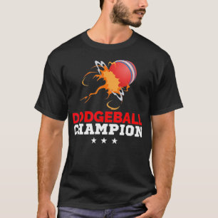 Camiseta campeão de bola de dodgeball para um jogador de bo