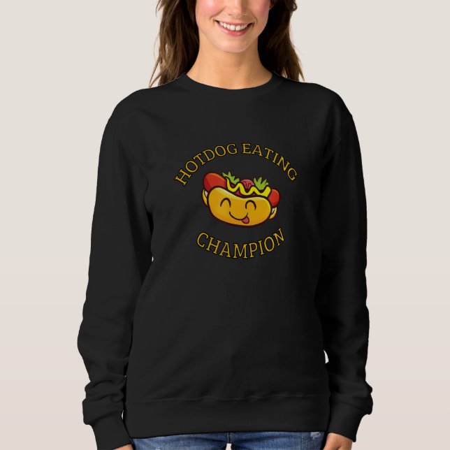 Camiseta Campeão de Comer Cachorro Quente (Frente)