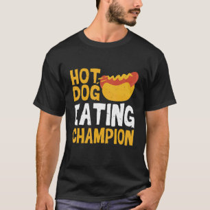 Camiseta Campeão de Comer Cachorro Quente