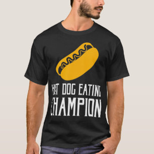 Camiseta Campeão de Comer Cachorro Quente