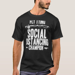 Camiseta Campeão de Distanciamento Social na Amarração de M