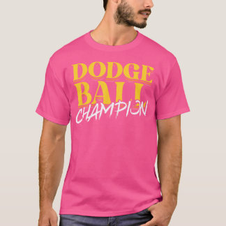 Camiseta Campeão de Dodge Ball Esportes de Bola Dodgeball J
