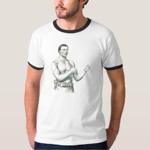 Camiseta Campeão de John C. Heenan Retro do pugilista da