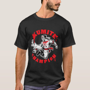 Camiseta Campeão de Kumite Esportes Sangrentos Karate Kung