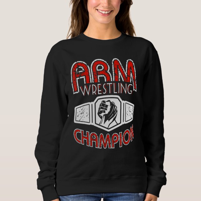 Camiseta Campeão de Luta de Braço (Frente)