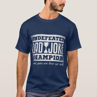 Camiseta Campeão de Piada do pai para uma oferta engraçada 