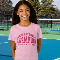 Campeão de Pickleball Nome Personalizado Picklebal