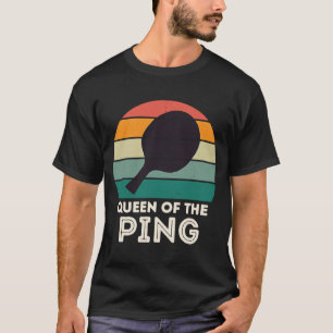Camiseta Campeão de Pinos Retro para Masculinos RAINHA DO P