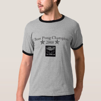 Camiseta Campeão de Pong da cerveja